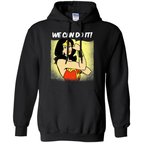 we can do it hoodie - black