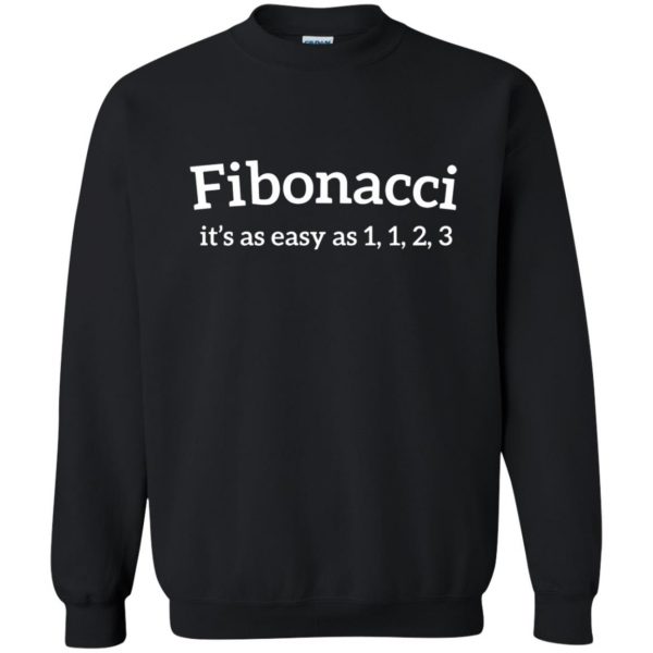 fibonacci sweatshirt - black