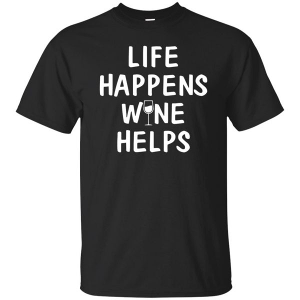 womens wine shirts - black