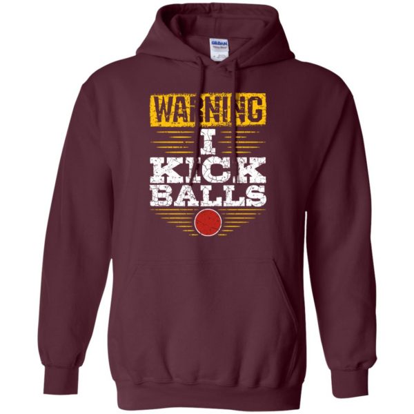 kickball hoodie - maroon