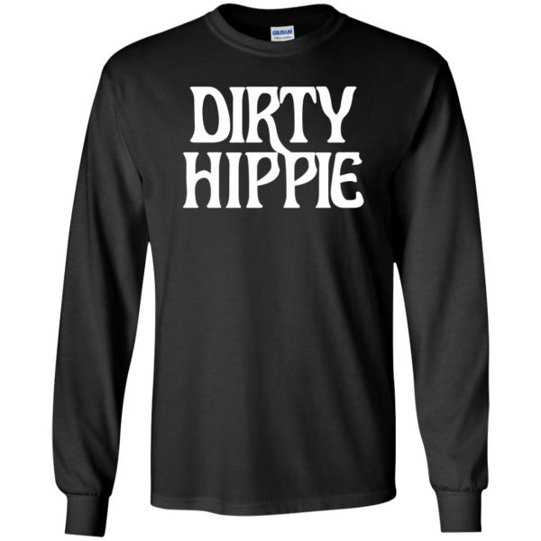 dirty hippie long sleeve - black