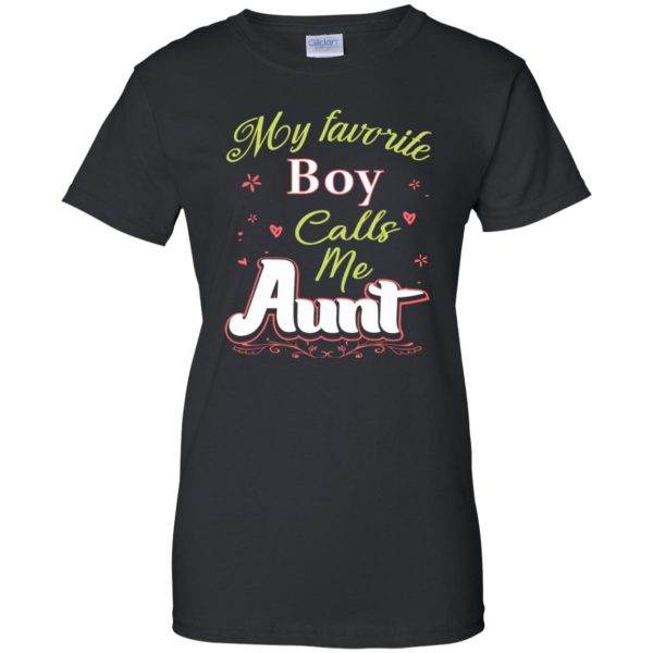 favorite aunt womens t shirt - lady t shirt - black