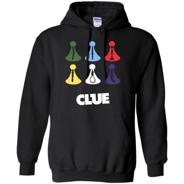 clue hoodie - black