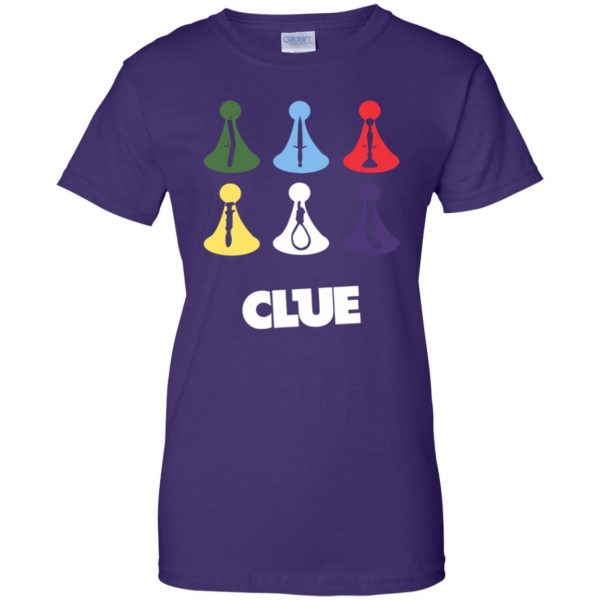 clue womens t shirt - lady t shirt - purple