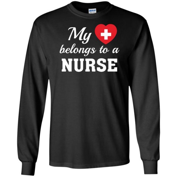 nurse boyfriend long sleeve - black