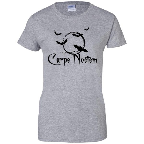 carpe noctem womens t shirt - lady t shirt - sport grey