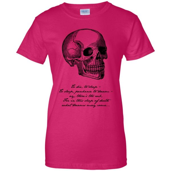 hamlet womens t shirt - lady t shirt - pink heliconia