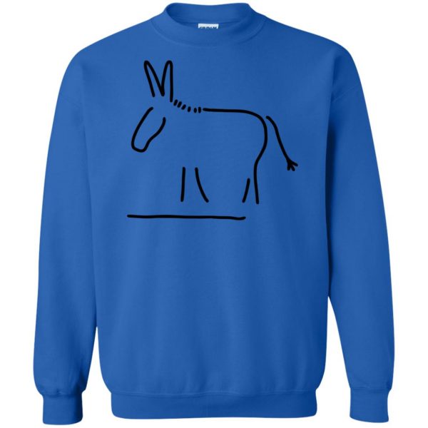 mule sweatshirt - royal blue