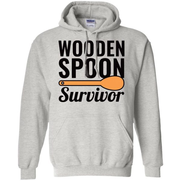 i survived the wooden spoon hoodie - ash