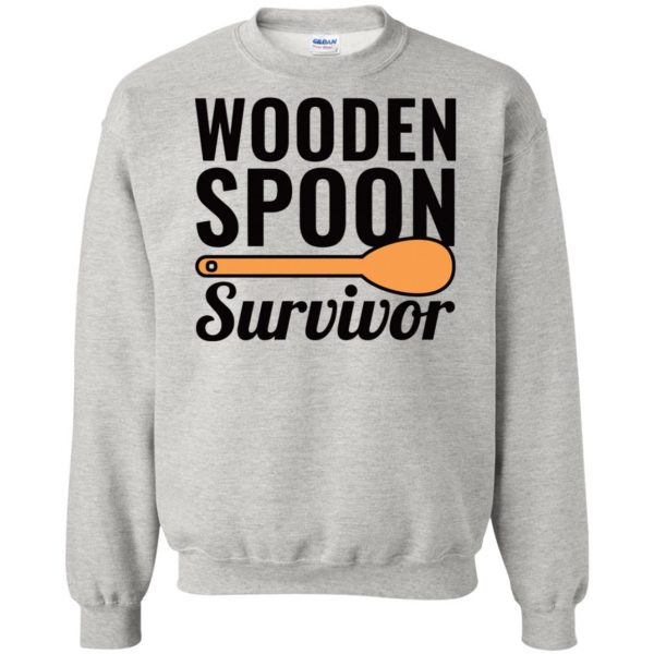 i survived the wooden spoon sweatshirt - ash