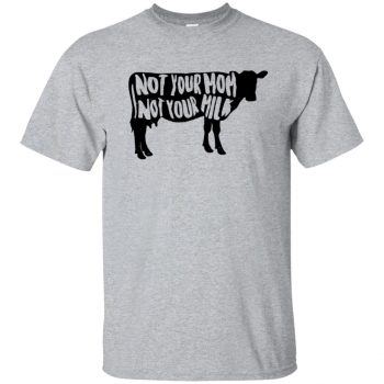 not your mom not your milk shirt - sport grey