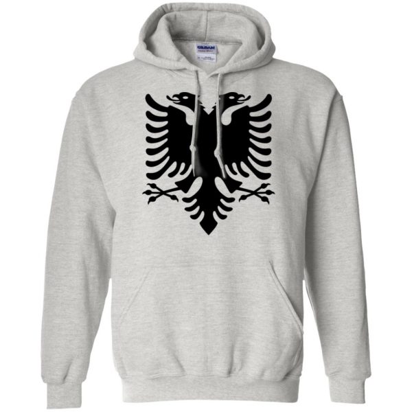 albanian hoodie hoodie - ash