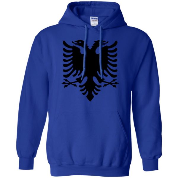 albanian hoodie hoodie - royal blue