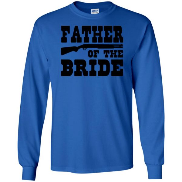 father of the bride long sleeve - royal blue
