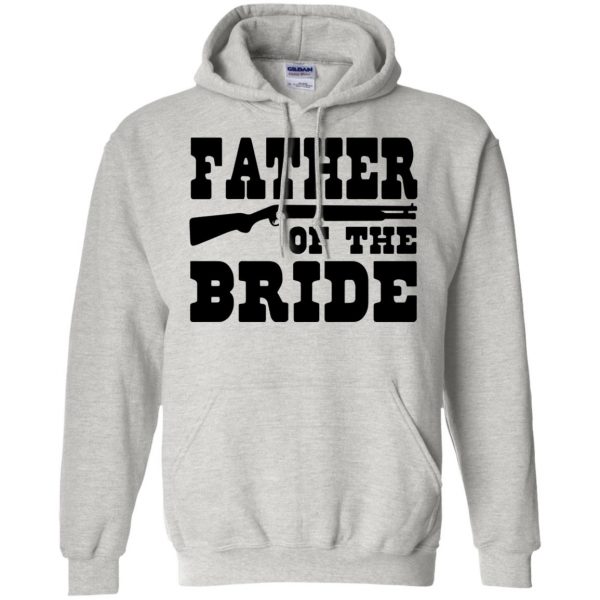 father of the bride hoodie - ash