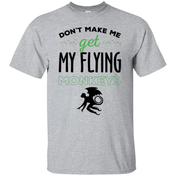 flying monkeys t shirts - sport grey