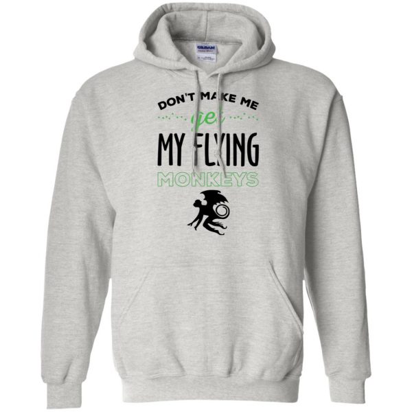 flying monkeys hoodie - ash