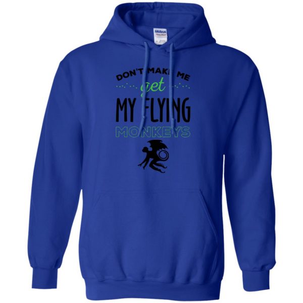 flying monkeys hoodie - royal blue