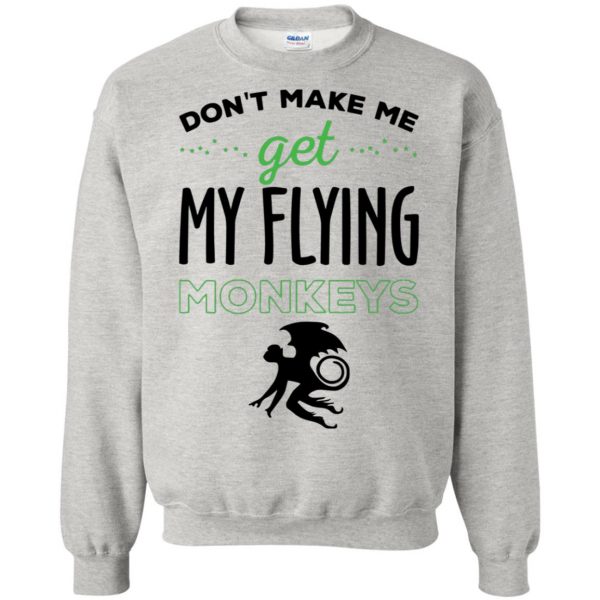 flying monkeys sweatshirt - ash