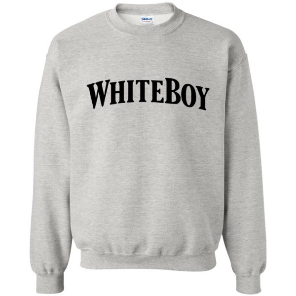 white boy sweatshirt - ash