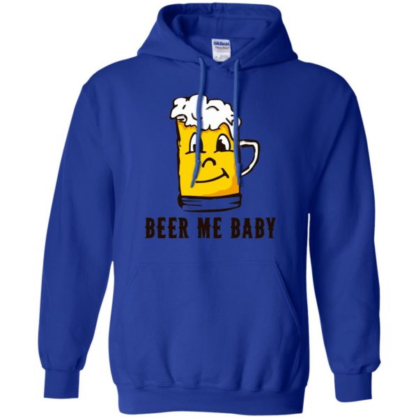 beer me hoodie - royal blue