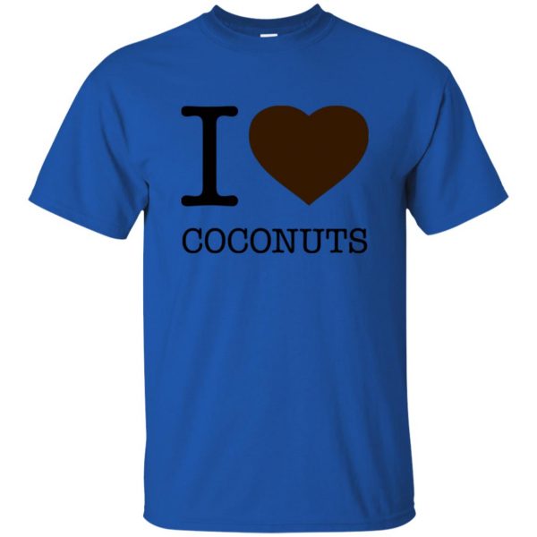 coconuts t shirt - royal blue