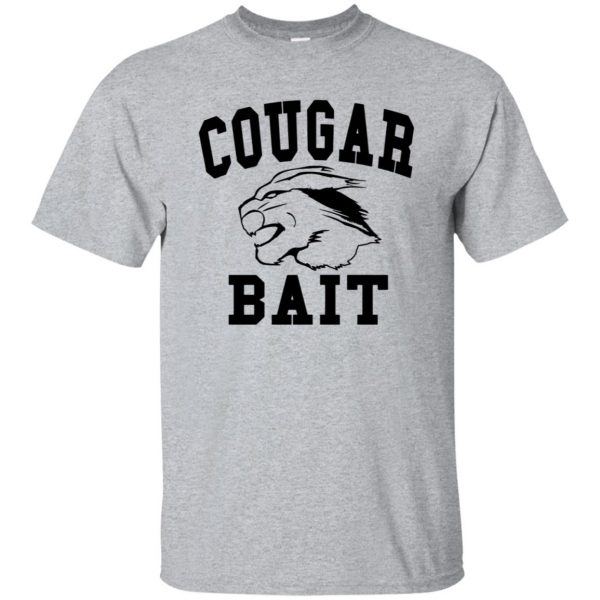 cougar bait shirt - sport grey