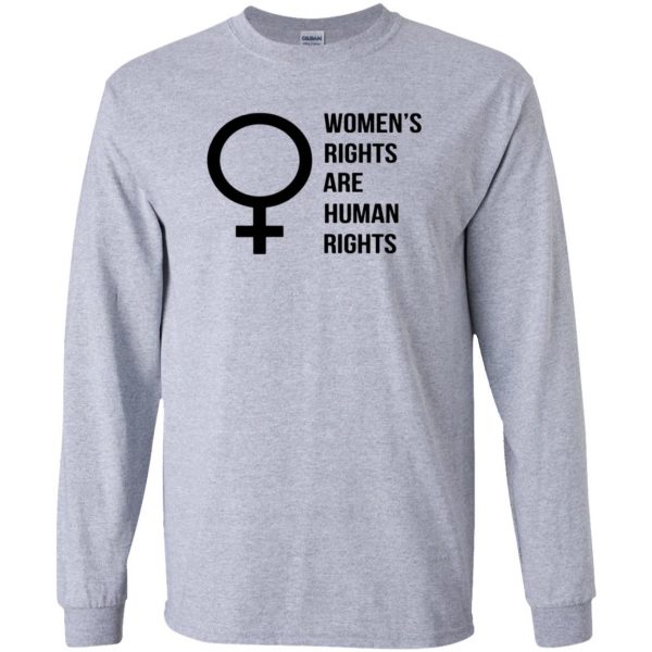 womens rights long sleeve - sport grey