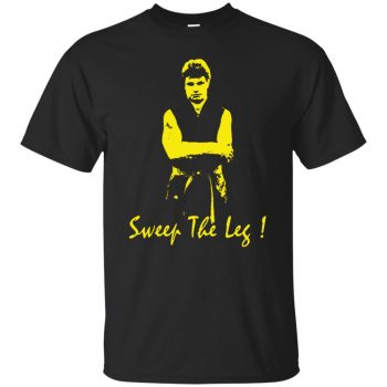 sweep the leg tee shirt - black