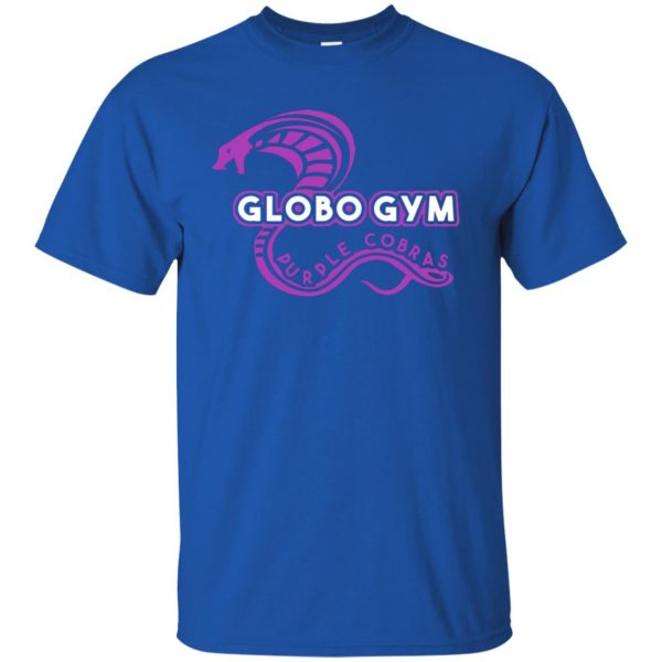 globo gym t shirt - royal blue