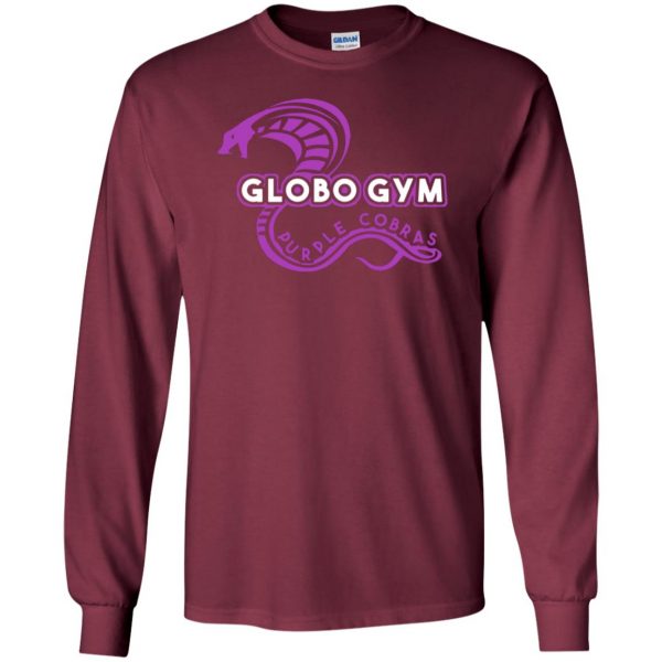 globo gym long sleeve - maroon