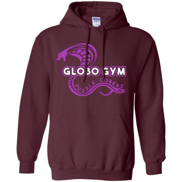 globo gym hoodie - maroon