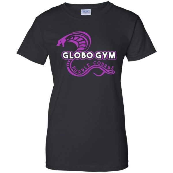 globo gym womens t shirt - lady t shirt - black