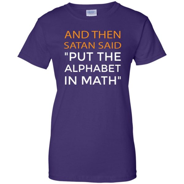 algebra womens t shirt - lady t shirt - purple