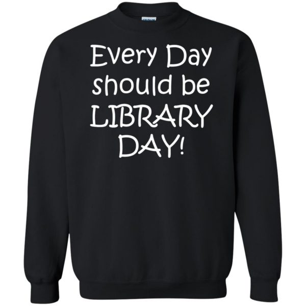 librarian sweatshirt - black