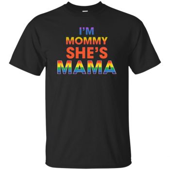 lesbian mom shirts - black