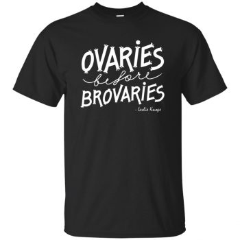 ovaries before brovaries shirt - black