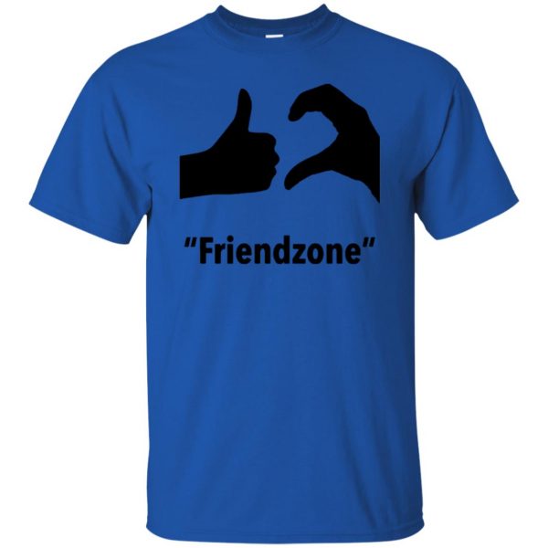 friendzone t shirt - royal blue