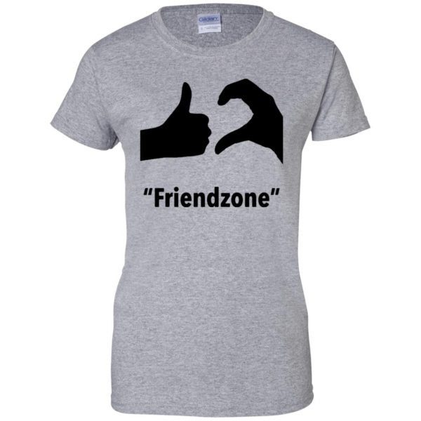 friendzone womens t shirt - lady t shirt - sport grey