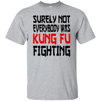 kung fu fighting t shirt - sport grey