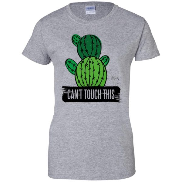can t touch this womens t shirt - lady t shirt - sport grey