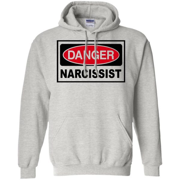 narcissist hoodie - ash