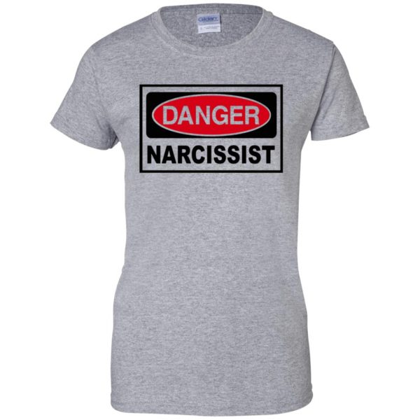 narcissist womens t shirt - lady t shirt - sport grey