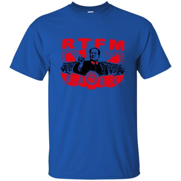 rtfm t shirt - royal blue