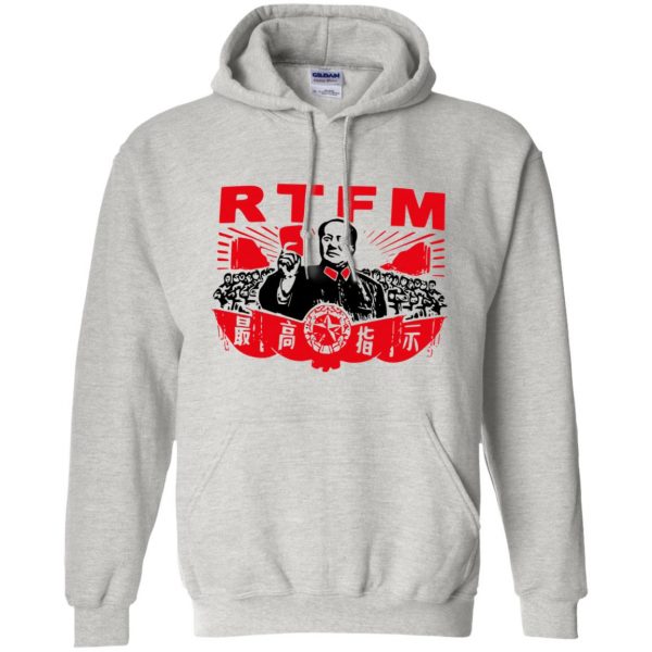 rtfm hoodie - ash