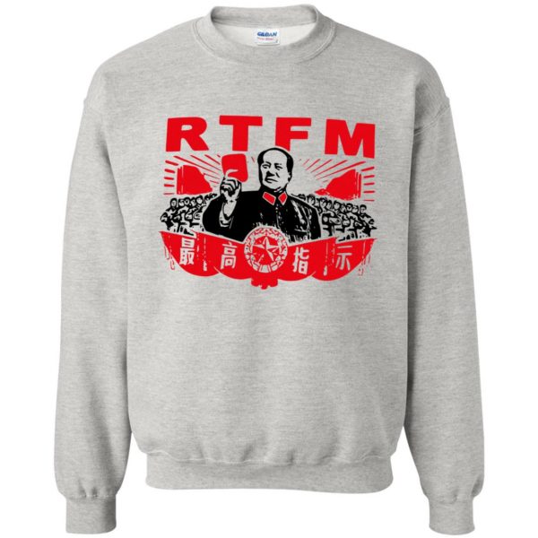 rtfm sweatshirt - ash