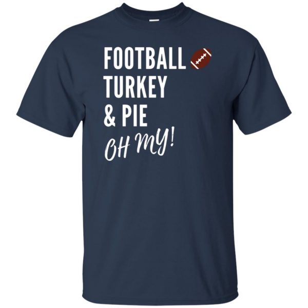 football turkey t shirt - navy blue