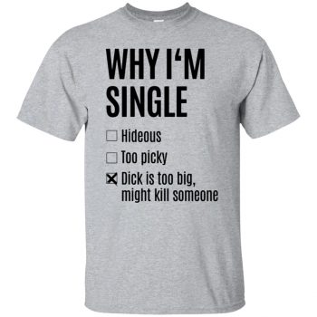 i'm single shirt - sport grey