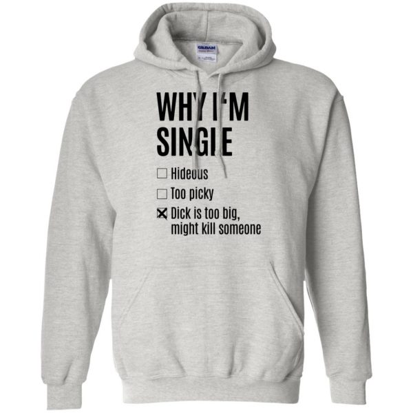i'm single hoodie - ash