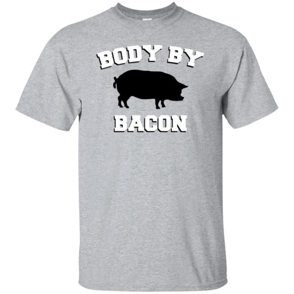body by bacon t shirt - sport grey